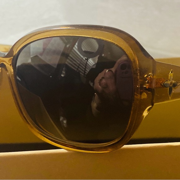 Louis Vuitton AVA Tortoise Obsession Z0806W sunglasses brown shimmering oval - Picture 5 of 11